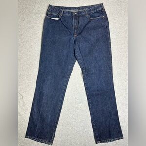 Brooks Brothers 346 Jeans Mens 40x34 Blue Classic Fit Straight Leg Denim Zip Fly